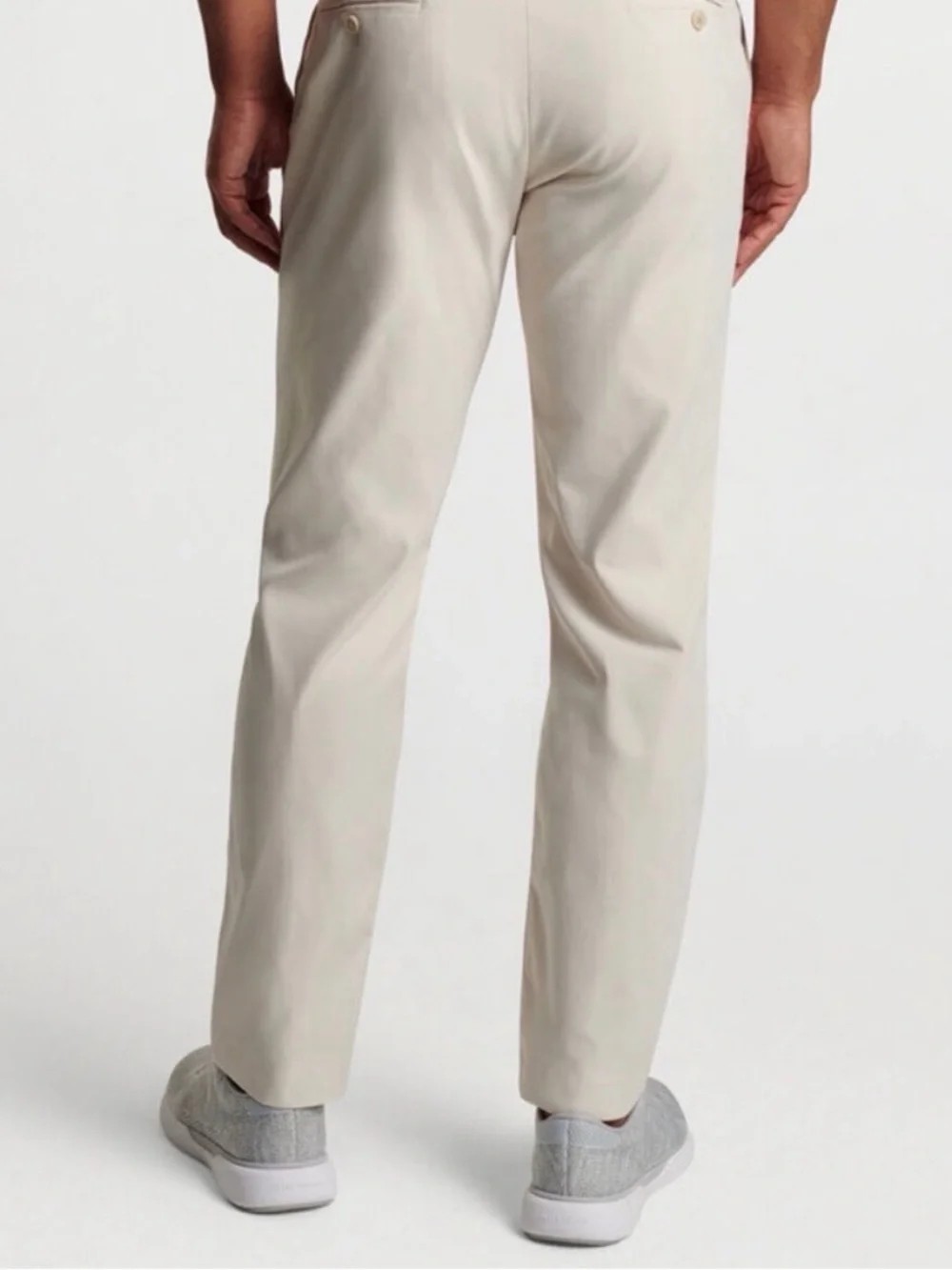 Men's Slim Fit Khaki Pants - Beige